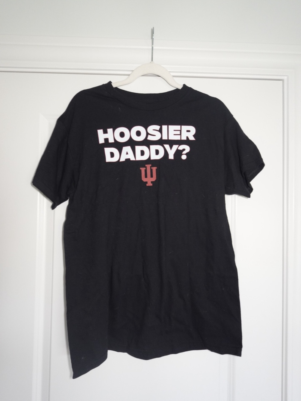 Indiana University Hoosier Daddy? Graphic Tee - Black